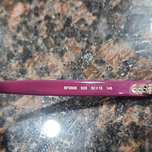 Salvatore Ferragamo Women's Glasses in Vibrant Purple. With Case - Picture 3 of 6